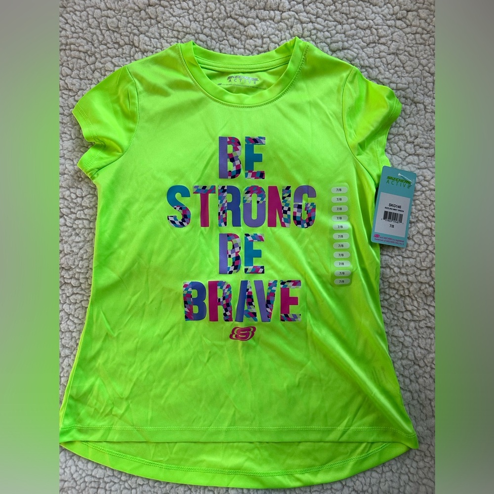 Sketchers NWT Youth 7/8 dri-fit tshirt